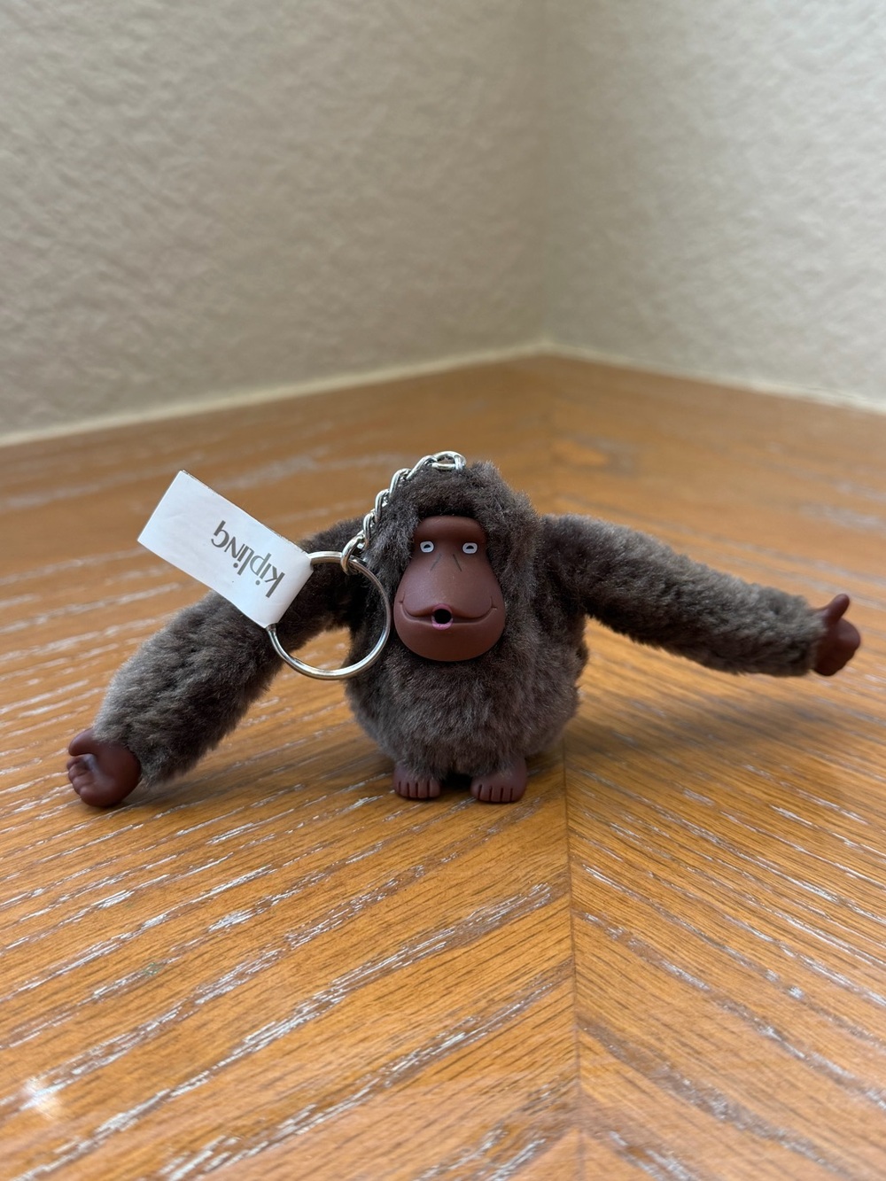 Kipling Olive Green Monkey Keychain - Norah